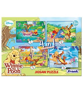 Winnie the Pooh 4 Puzzles in 1